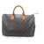 Louis Vuitton Speedy 35 Monogram Brown Leather  ref.152165