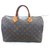 Louis Vuitton Speedy 35 Monogram Brown Leather  ref.152175