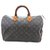 Louis Vuitton Speedy 35 Monogram Brown Leather  ref.152176