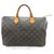 Louis Vuitton Speedy 35 Monogram Brown Leather  ref.152178