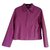 Autre Marque Purple leather women's jacket Lambskin  ref.152213