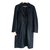 Autre Marque Manteau en cuir noir pour femme Cuir d'agneau  ref.152257