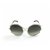 Chloé Chloe Green Round Metal Sunglasses Silvery  ref.152321