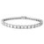 inconnue Platinum diamond line bracelet.  ref.152479