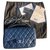 Chanel Handtaschen Marineblau Python  ref.152495