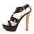 Giuseppe Zanotti Sandali con plateau mimetico Marrone Multicolore Cachi - vista 2