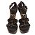 Giuseppe Zanotti Sandali con plateau mimetico Marrone Multicolore Cachi - vista 4