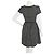 Autre Marque Peter Som Design Nation Kleid Schwarz Weiß Gestreift Blau - Ansicht 2