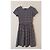 Autre Marque Peter Som Design Nation Kleid Schwarz Weiß Gestreift Blau - Ansicht 4