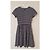 Autre Marque Peter Som Design Nation Kleid Schwarz Weiß Gestreift Blau - Ansicht 5