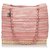 Chanel Pink Matelasse Bolsa de Ombro em Lona Rosa Pano  ref.152537