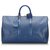 Louis Vuitton Blue Epi Keepall 45 Pelle  ref.152548