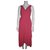 Dkny Asymmetric dress Pink Polyester Elastane  ref.152690