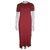 Polo Ralph Lauren Vestido largo rojo Roja Algodón  ref.152760