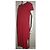 Vestido largo de algodón rojo Polo Ralph Lauren Roja - vista 2