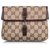 Gucci Brown GG Canvas Belt Bag Beige Dark brown Leather Cloth Cloth  ref.152808