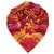 Sciarpa Gucci in seta stampata arancione Multicolore Panno  ref.152845
