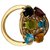 Bulgari "Astral" ring in yellow gold, diamonds and colored stones.  ref.152897