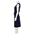 Diane Von Furstenberg Layne Kleid dunkelblau - Ansicht 2