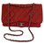 Timeless Chanel classical Dark red Leather  ref.153269