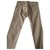 Dsquared2 pantaloni in tessuto italiano Beige Cotone  ref.153297