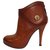 Gucci Ankle Boots Cognac Leather  ref.153358