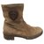 Furry boots Gucci size 37 Light brown Deerskin  ref.153365