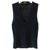 GUCCI Silk knitted Top Black  ref.153414