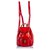 Gucci Red Bamboo Patent Leather Drawstring Backpack Wood  ref.153487