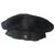 Chanel beret Black Dark grey Wool  ref.153589