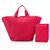 Hermès Hermes Pink Canvas Beach Tote Bag Cloth Cloth  ref.153762