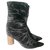 Veronique Leroy Ankle Boots Grey Velvet  ref.153836
