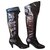 Sergio Rossi Boots Black Purple Patent leather  ref.153937