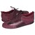 Louis Vuitton sneakers Cuir Daim Prune  ref.154024