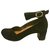 Chie Mihara Pumps KALE negro Black Suede Leather  ref.154227
