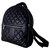 CHANEL COCOON BACKPACK Black Cloth  ref.154289