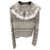 Chanel sweater Laine Blanc Gris  ref.154336