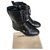 Louis Vuitton boots Cuir Noir  ref.154344