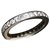inconnue Platinum ring 950 + diamonds 1 ct weight 3.74 grs Silvery  ref.154361