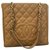 Chanel Shopping Beige Leather  ref.154370