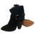 Isabel Marant Etoile Ankle Boots Black Deerskin  ref.154542