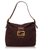Fendi Brown Suede Shoulder Bag Dark brown Leather  ref.154641