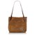 Fendi Brown Suede Tote Bag Light brown Leather  ref.154647