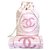Chanel Lot backpack and new towel Pink White Cotton  ref.154691