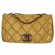 Timeless CHANEL Clássico Amarelo Couro  ref.154710