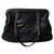 Chanel shopping Black Leather  ref.154716