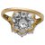 Autre Marque Lacloche Frères daisy ring in yellow gold, platinum and diamonds.  ref.154743
