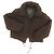 Armani Jeans Quilted down jacket in Chocolate Technical Fabric