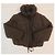 Armani Jeans Quilted down jacket in Chocolate Technical Fabric - view 2