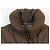 Armani Jeans Quilted down jacket in Chocolate Technical Fabric - view 3